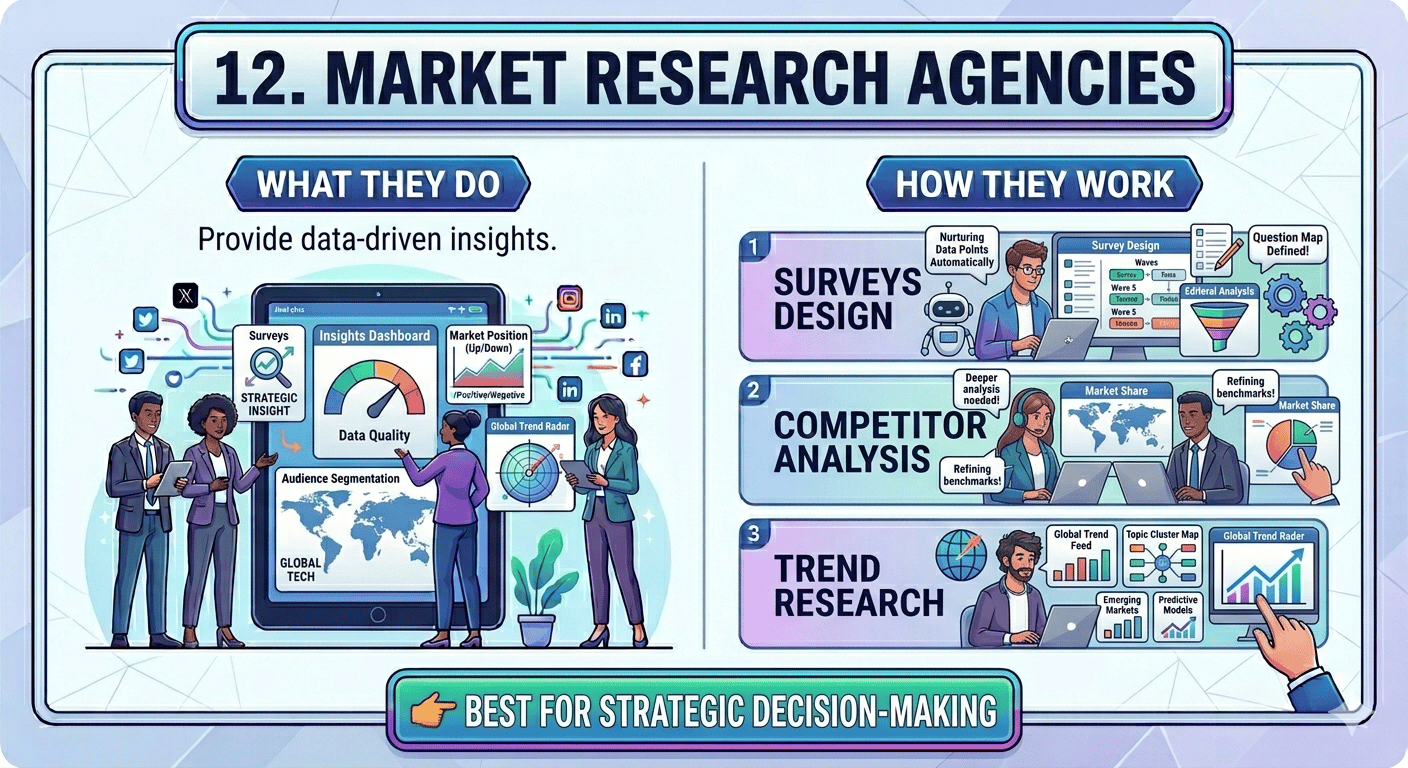 Market Research Agencies and what they do and how they work
