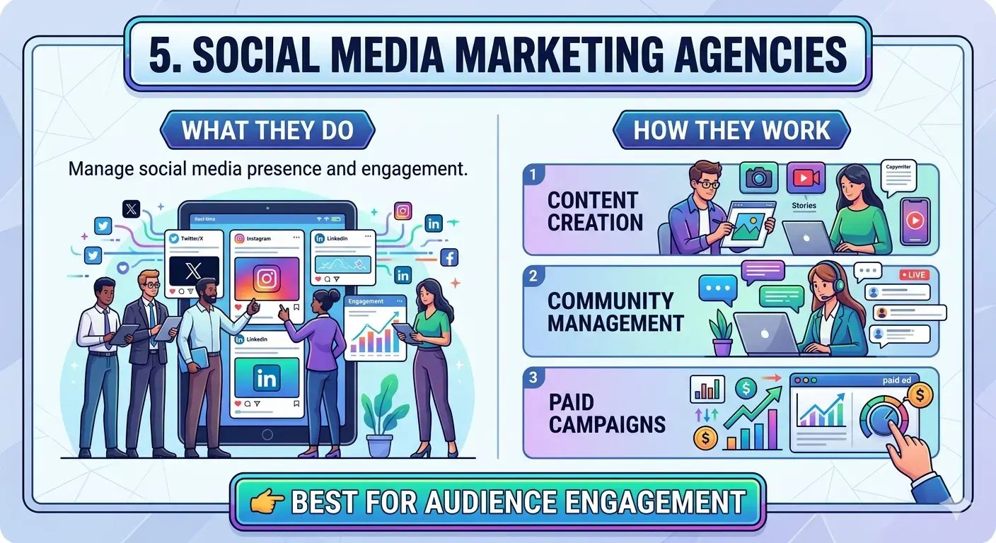 Social Media Marketing Agencies and what they do and how they work