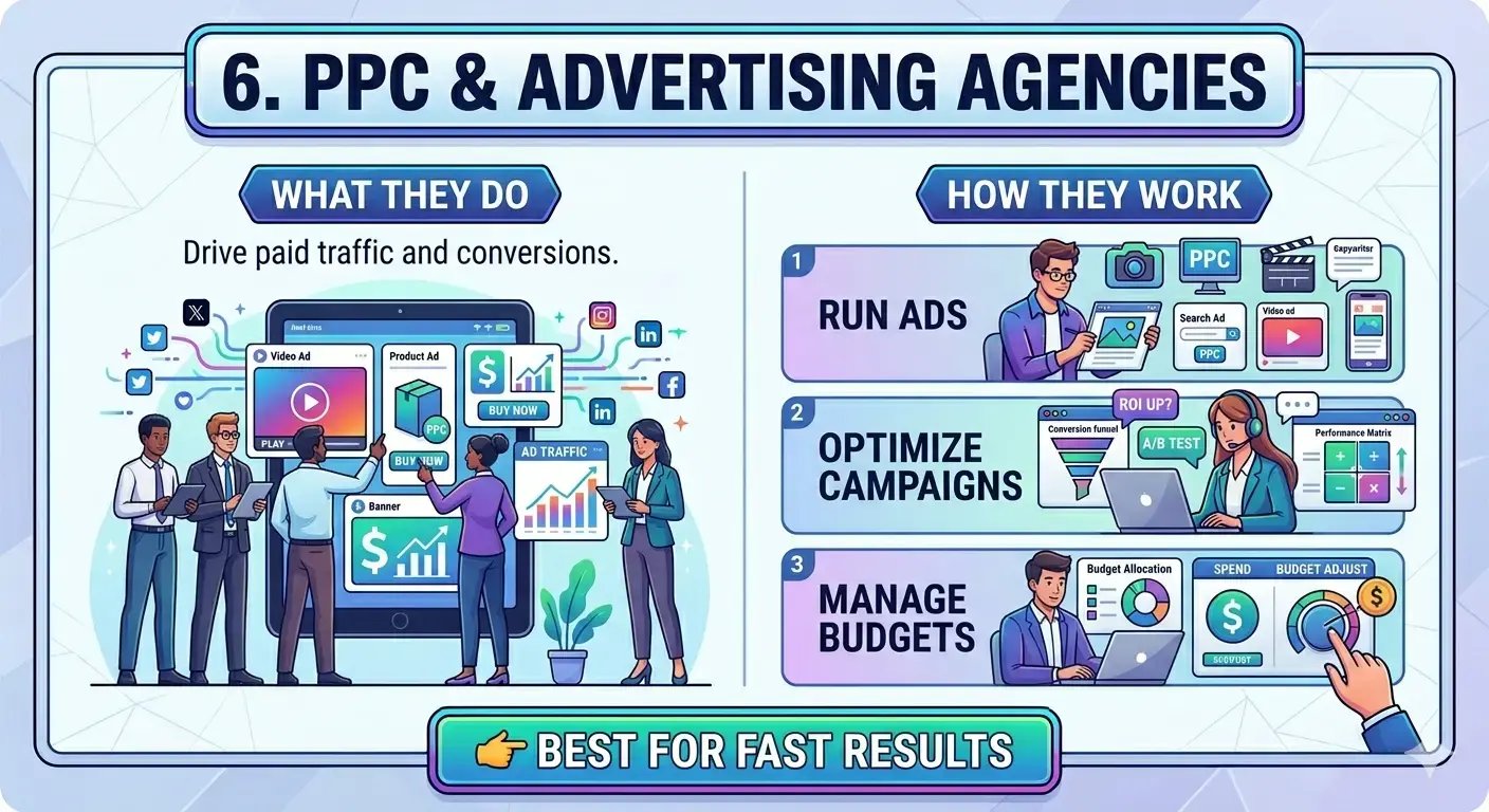 PPC & Advertising Agencies and what they do and how they work